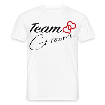 Team Hearts Emblem - Männer T-Shirt - Weiß - Vorne - AI Model Male 178 dark (178cm)