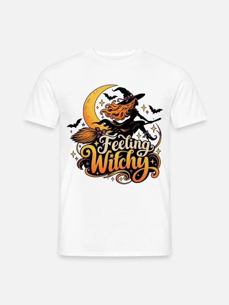 Hexenstimmung - Männer T-Shirt - Weiß