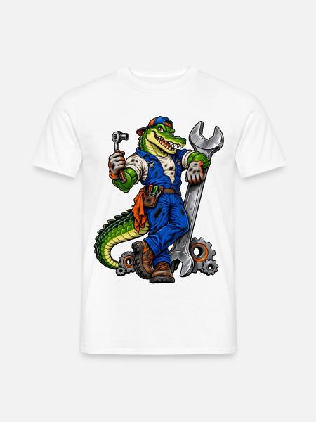 Mechaniker Handwerk / Handwerker - Männer T-Shirt - Weiß