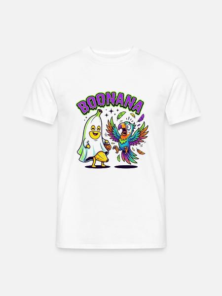 Boonana Geist Banane - Männer T-Shirt - Weiß