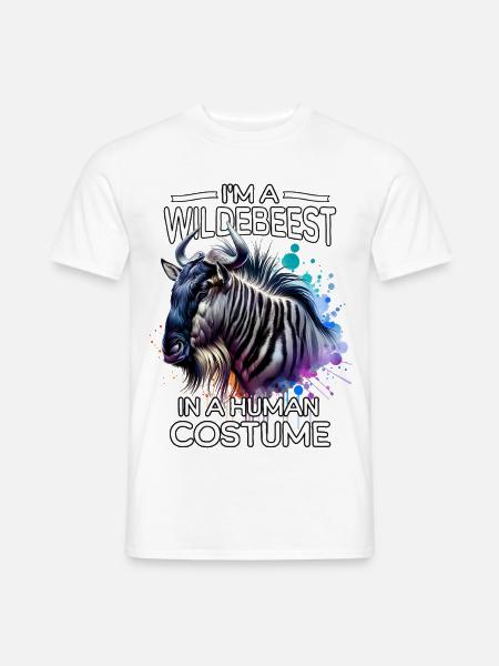 Team Gnu - Männer T-Shirt - Weiß