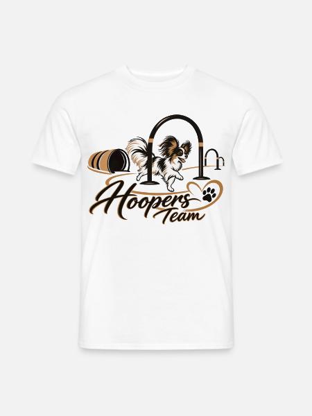 Hoop_kleinerHund - Männer T-Shirt - Weiß