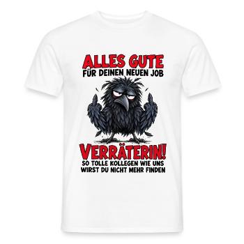 Verräterin Neuer Job - Männer T-Shirt - Weiß - Vorne - AI Model Male 178 dark (178cm)