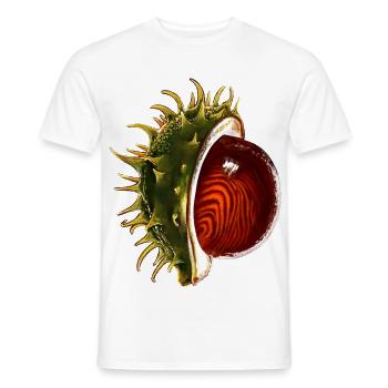 Kastanie - Männer T-Shirt - Weiß - Vorne - AI Model Male 178 dark (178cm)