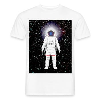 Astronaut im Farbspektrum - Männer T-Shirt - Weiß - Vorne - AI Model Male 178 dark (178cm)