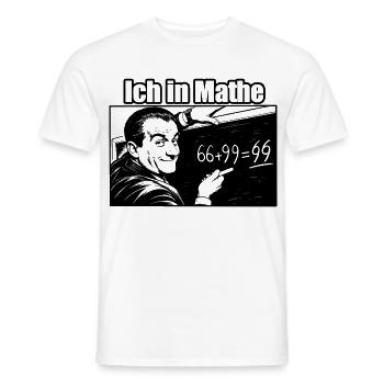 Super lustiges Mathe Design Ich in Mathe - Männer T-Shirt - Weiß - Vorne - AI Model Male 178 dark (178cm)
