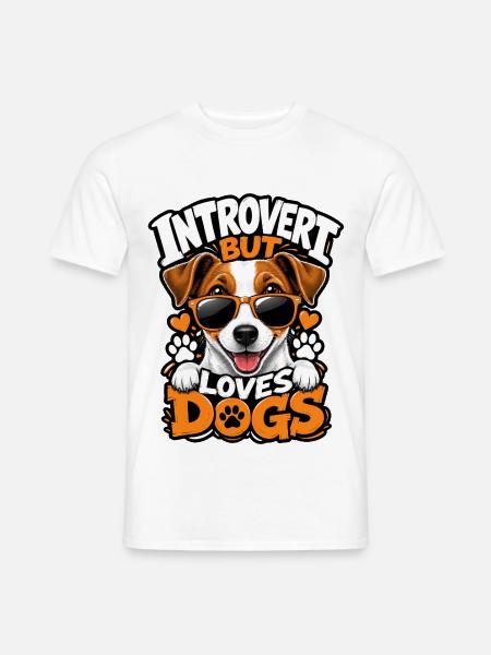 Jack Russell Terrier - Männer T-Shirt - Weiß