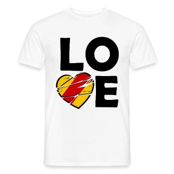 Mein liebes Badnerland - Männer T-Shirt - Weiß - Vorne - AI Model Male 178 dark (178cm)