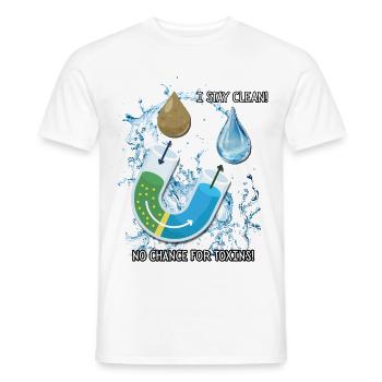 Osmose Fanshirt - Männer T-Shirt - Weiß - Vorne - AI Model Male 178 dark (178cm)