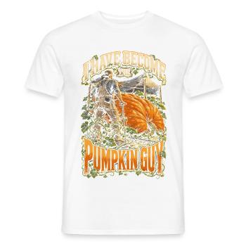 Riesenkürbis I Have Become The Pumpkin Guy - Männer T-Shirt - Weiß - Vorne - AI Model Male 178 dark (178cm)