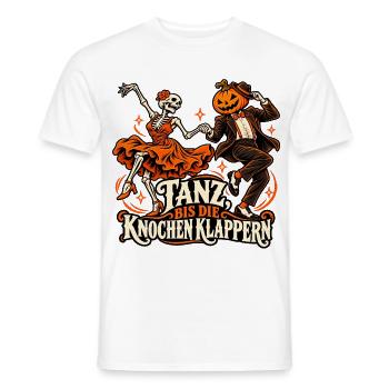 Tanz, bis die Knochen klappern - Männer T-Shirt - Weiß - Vorne - AI Model Male 178 dark (178cm)
