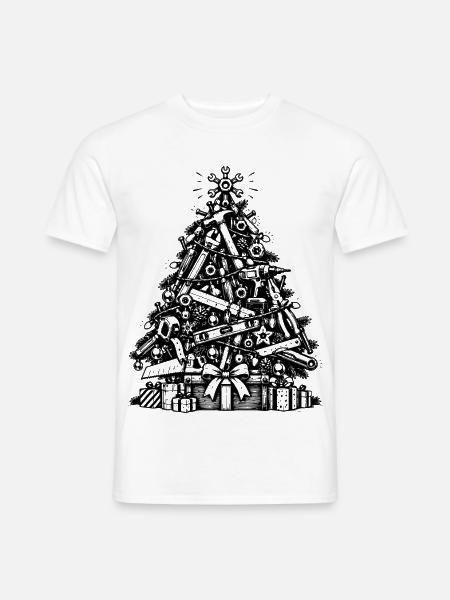 Weihnachtsgeschenk für Heimwerker - Männer T-Shirt - Weiß