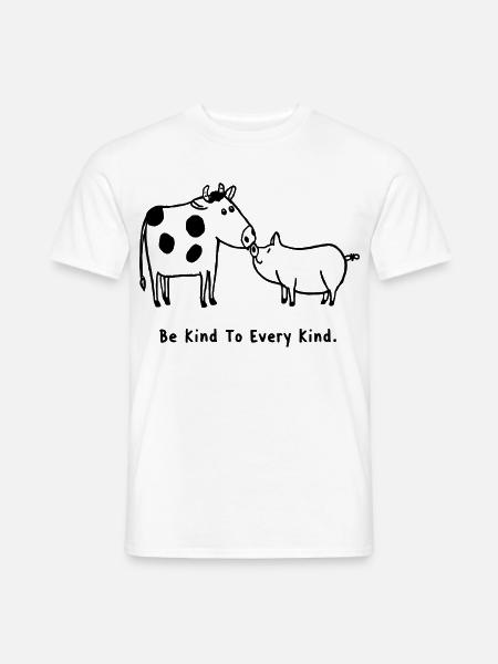 Be Kind To Every Kind - Männer T-Shirt - Weiß