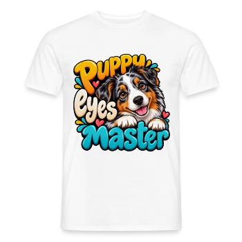 Australian Shepherd - Männer T-Shirt - Weiß - Vorne - AI Model Male 178 dark (178cm)