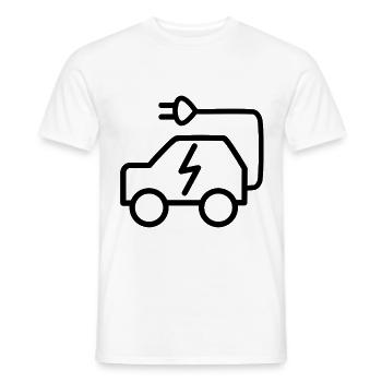 Elektrische Fahrzeuge - Männer T-Shirt - Weiß - Vorne - AI Model Male 178 dark (178cm)
