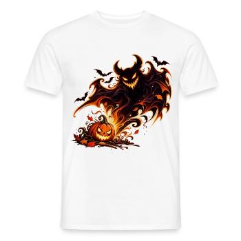 Kleiner Kürbis, großer Spuk - Männer T-Shirt - Weiß - Vorne - AI Model Male 178 dark (178cm)