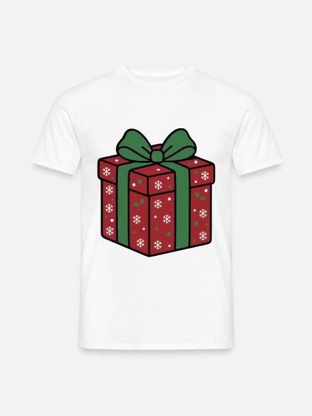 Festliches Weihnachtsgeschenk Frohe Weihnachtsüberraschung - Männer T-Shirt - Weiß