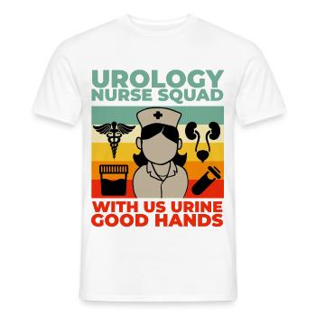 Abteilung Für Urologie Und Krankenpfleger - Männer T-Shirt - Weiß - Vorne - AI Model Male 178 dark (178cm)