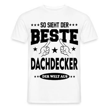 Dachdecker Der Beste der Welt Berufe  Arbeit - Männer T-Shirt - Weiß - Vorne - AI Model Male 178 dark (178cm)