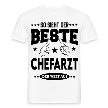 Chefarzt Der Beste der Welt Berufe  Arbeit - Männer T-Shirt - Weiß - Vorne - AI Model Male 178 dark (178cm)