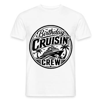 Birthday Cruisin Crew - Männer T-Shirt - Weiß - Vorne - AI Model Male 178 dark (178cm)