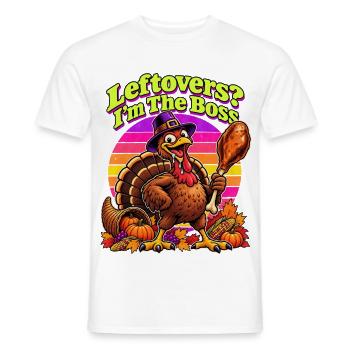 Leftovers? I'm The Chef - Männer T-Shirt - Weiß - Vorne - AI Model Male 178 dark (178cm)