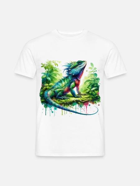 Chinesische Wasseragame Geschenk - Männer T-Shirt - Weiß