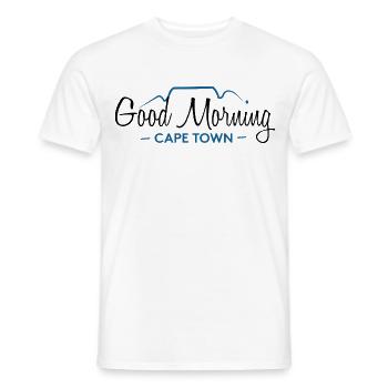 Good Morning Cape Town – Original - Männer T-Shirt - Weiß - Vorne - AI Model Male 178 dark (178cm)