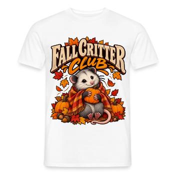 Fall Crawler Club Kürbisfreund - Männer T-Shirt - Weiß - Vorne - AI Model Male 178 dark (178cm)