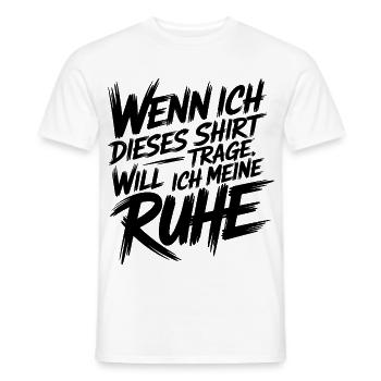 Ruhemodus - Männer T-Shirt - Weiß - Vorne - AI Model Male 178 dark (178cm)
