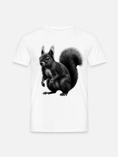 Eichhörnchen Natur - Männer T-Shirt - Weiß