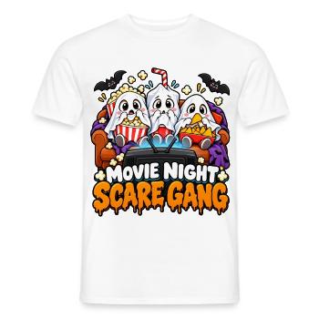 Movie Night Schrecken-Truppe - Männer T-Shirt - Weiß - Vorne - AI Model Male 178 dark (178cm)