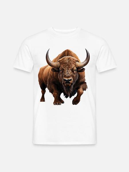 Auerochse - Männer T-Shirt - Weiß