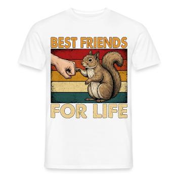 Best Friends For Life - Männer T-Shirt - Weiß - Vorne - AI Model Male 178 dark (178cm)