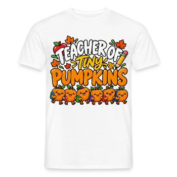 Lehrer der kleinen Kürbisse - Männer T-Shirt - Weiß - Vorne - AI Model Male 178 dark (178cm)