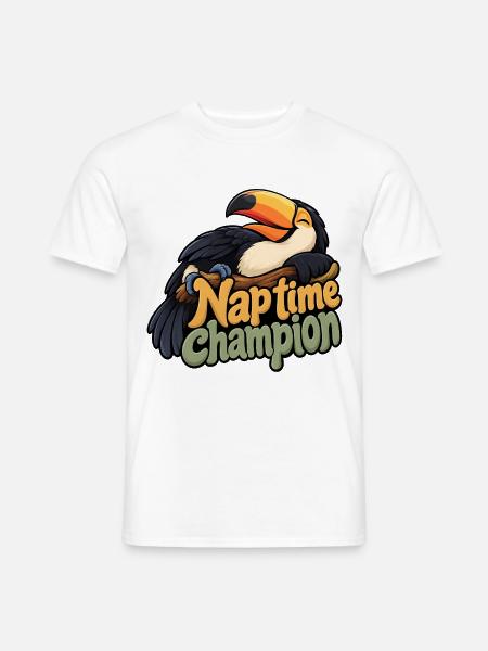 TUKAN - Männer T-Shirt - Weiß