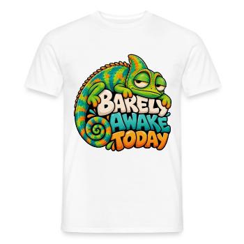 Chamäleon - Männer T-Shirt - Weiß - Vorne - AI Model Male 178 dark (178cm)