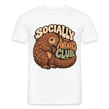 Ameisenbär - Männer T-Shirt - Weiß - Vorne - AI Model Male 178 dark (178cm)