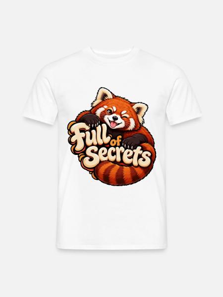 Kleiner Panda - Männer T-Shirt - Weiß
