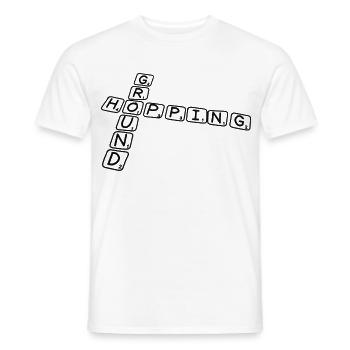 Groundhopping - Männer T-Shirt - Weiß - Vorne - AI Model Male 178 dark (178cm)