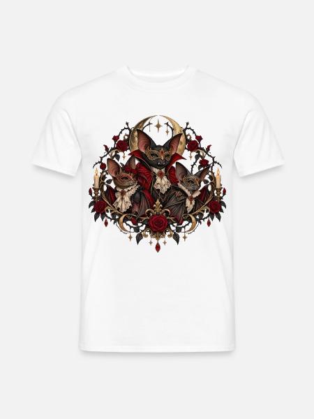 Vampirfledermäuse Halloween Gruppenkostüm - Männer T-Shirt - Weiß