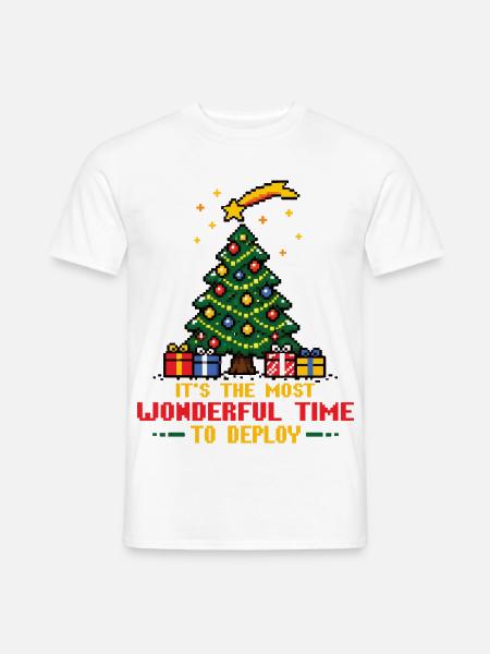 Most wonderful time to deploy - Männer T-Shirt - Weiß