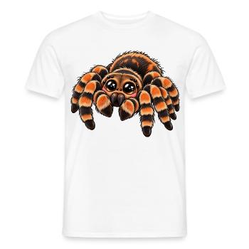Vogelspinne im Kawaii-Stil - Männer T-Shirt - Weiß - Vorne - AI Model Male 178 dark (178cm)