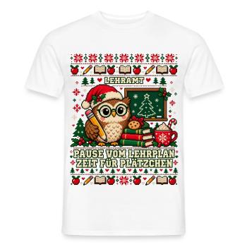 Lehramt - Pause vom Lehrplan - Männer T-Shirt - Weiß - Vorne - AI Model Male 178 dark (178cm)