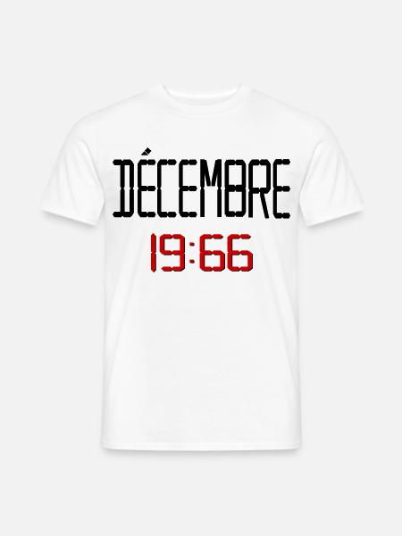 60-jähriges Jubiläum Dezember 1966 - Männer T-Shirt - Weiß