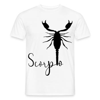 Geburtstag Skorpion - Männer T-Shirt - Weiß - Vorne - AI Model Male 178 dark (178cm)