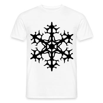 Schneestern - Männer T-Shirt - Weiß - Vorne - AI Model Male 178 dark (178cm)