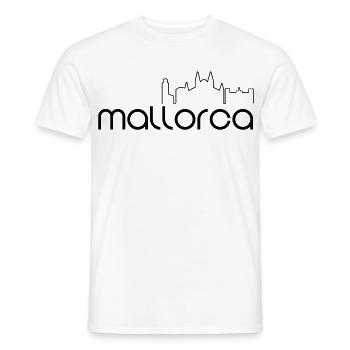 Majorque - T-shirt homme - blanc - Devant - AI Model Male 178 dark (178cm)