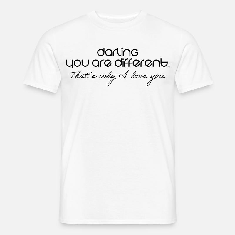 Romantisch - Männer T-Shirt - Weiß