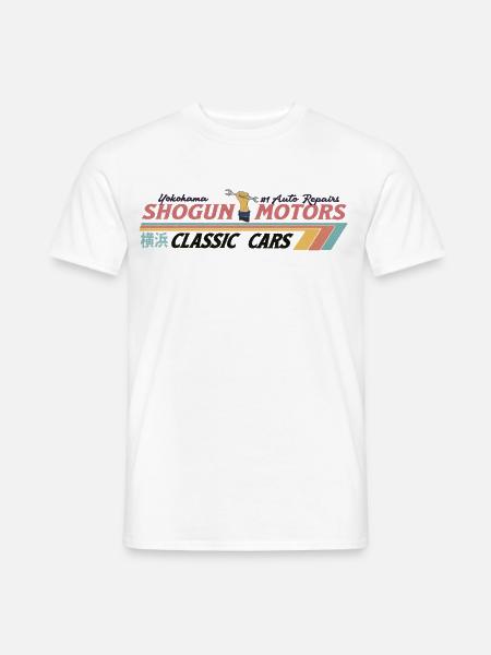 Shogun Motors retro sign - Männer T-Shirt - Weiß
